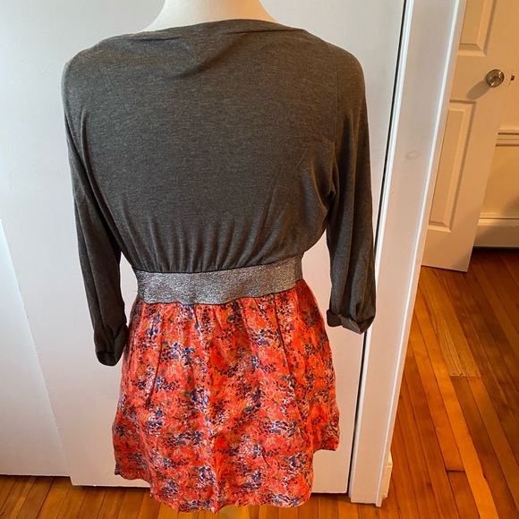 Free People orange and gray Dress M - Picture 2 of 6